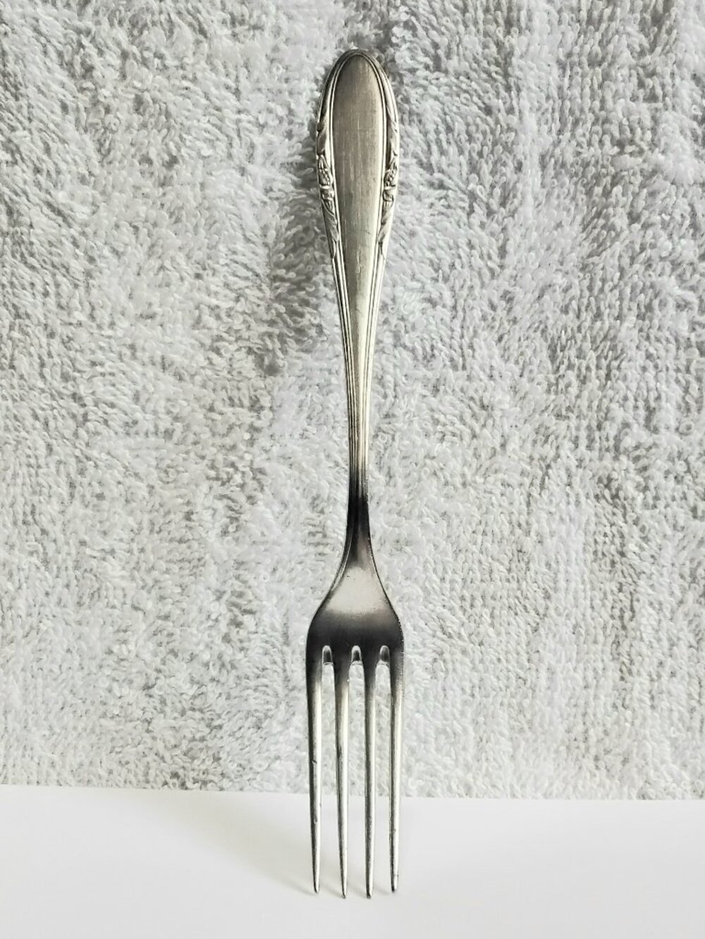 Antique 7 1/4" Silver Plated Fork Stamped Cosa 90 30!!